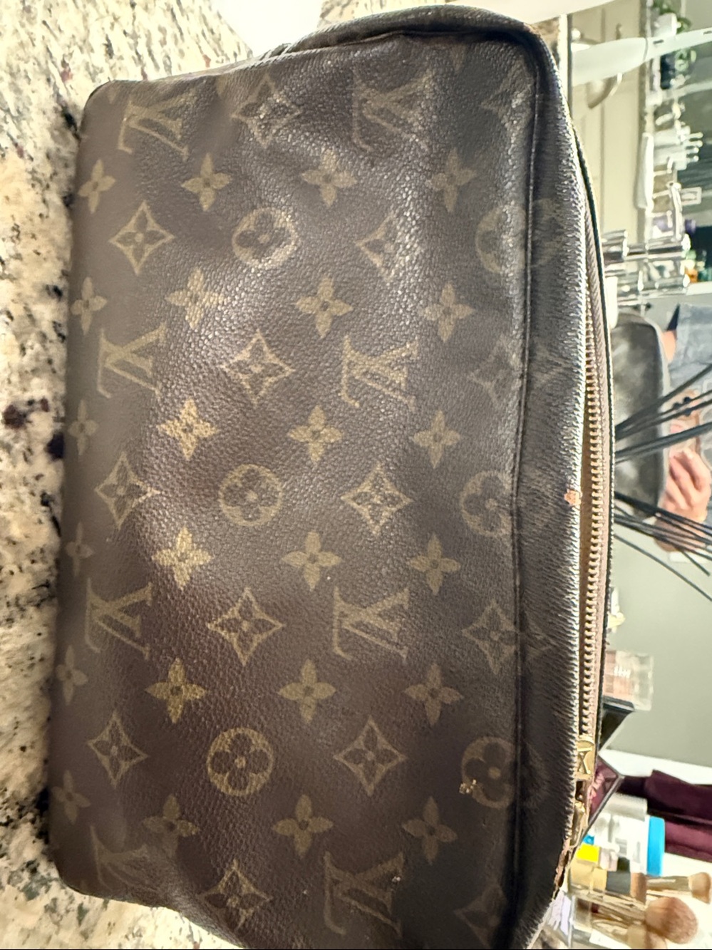 Louis Vuitton Monogram Canvas Toiletry Pouch - Brown - Picture 3 of 9
